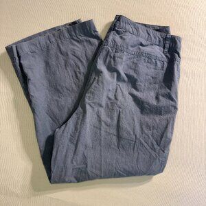Tommy Bahama Capri Field Pants Women Size 8 Blue